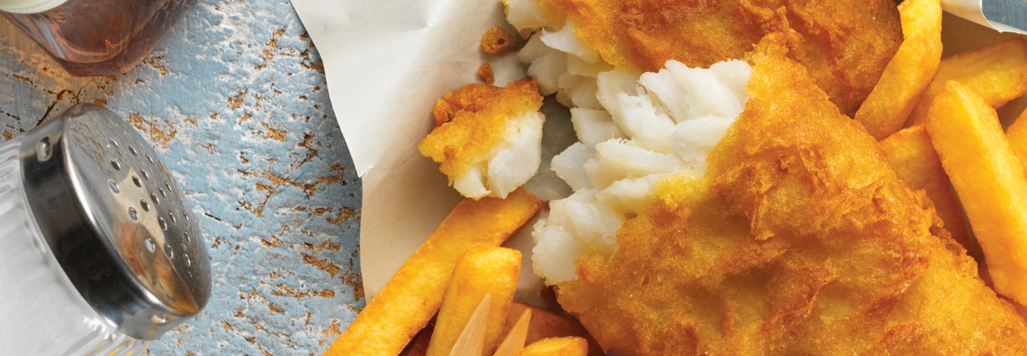 Large Cod Fillets in Batter