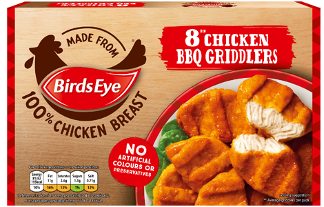 Birds Eye 8 Chicken BBQ Griddlers