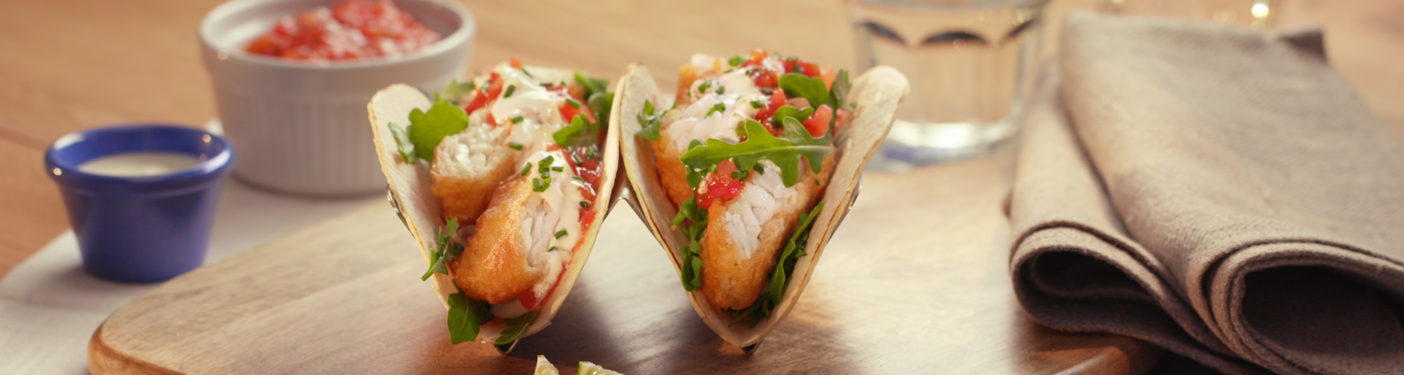 Easy Fish Tacos Recipe With Salsa and Yoghurt