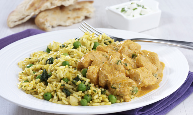 Crispy Chicken Madras Curry