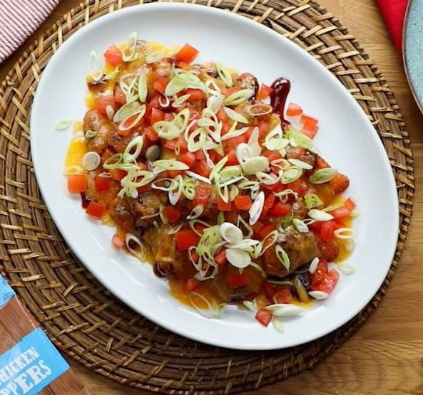 BBQ Chicken Dipper Nachos 