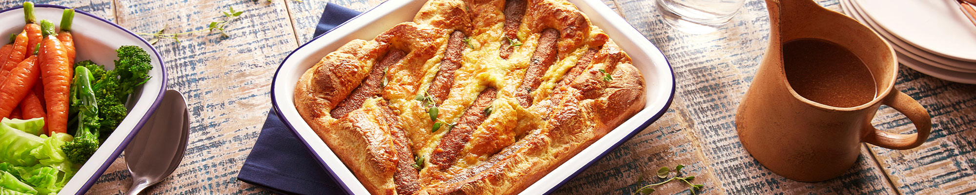 Vegetarian Toad in the Hole