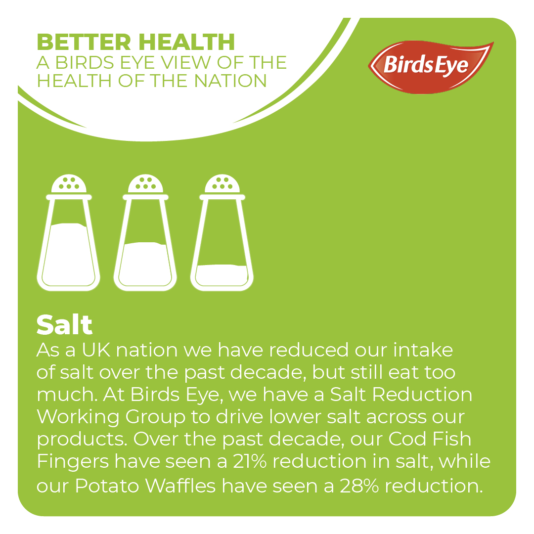 Birds Eye Better Health report salt